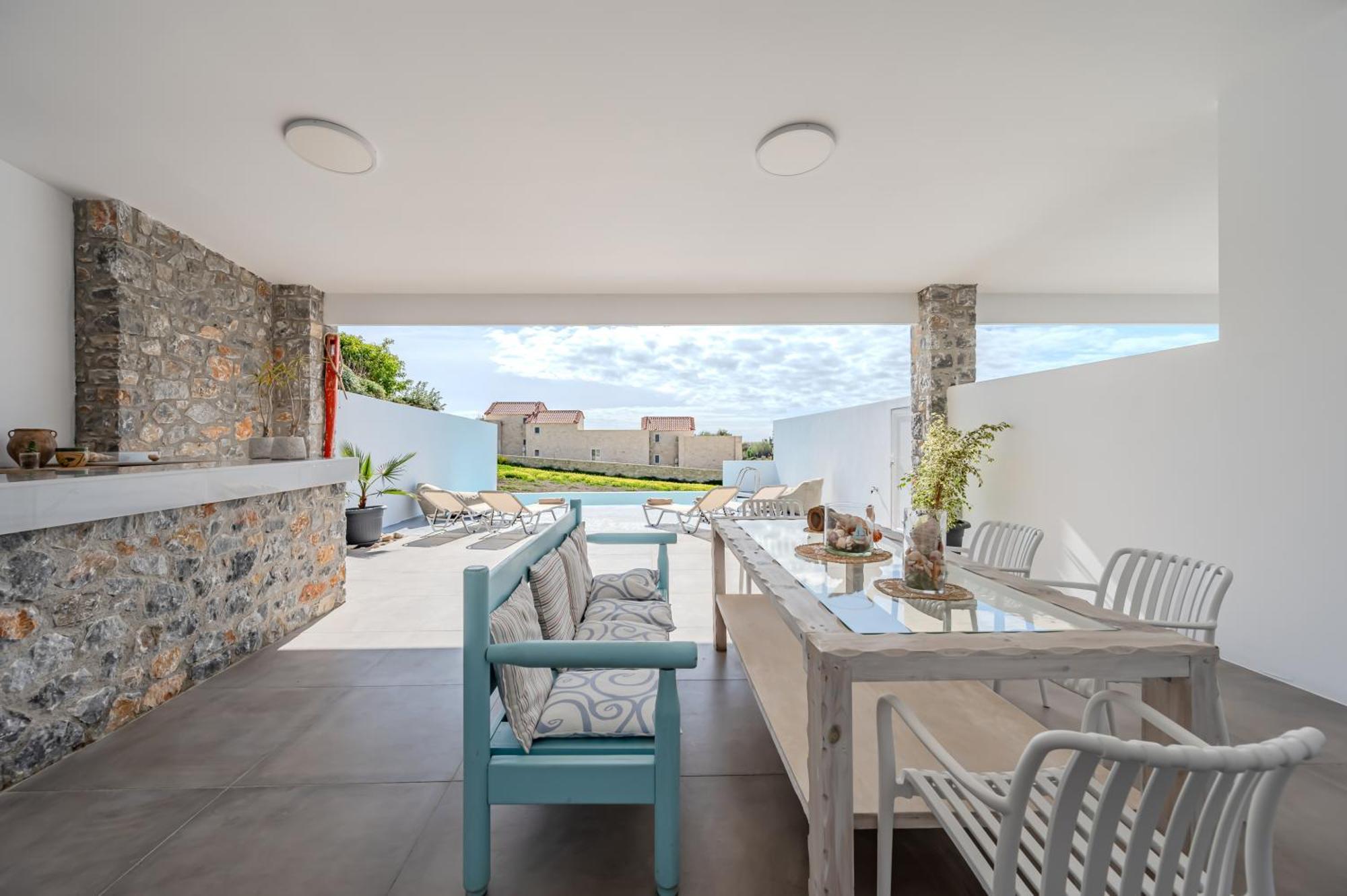 Mythos Villas Damnoni Buitenkant foto