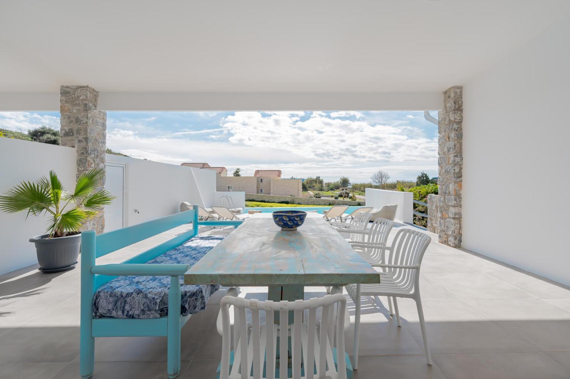 Mythos Villas Damnoni Buitenkant foto