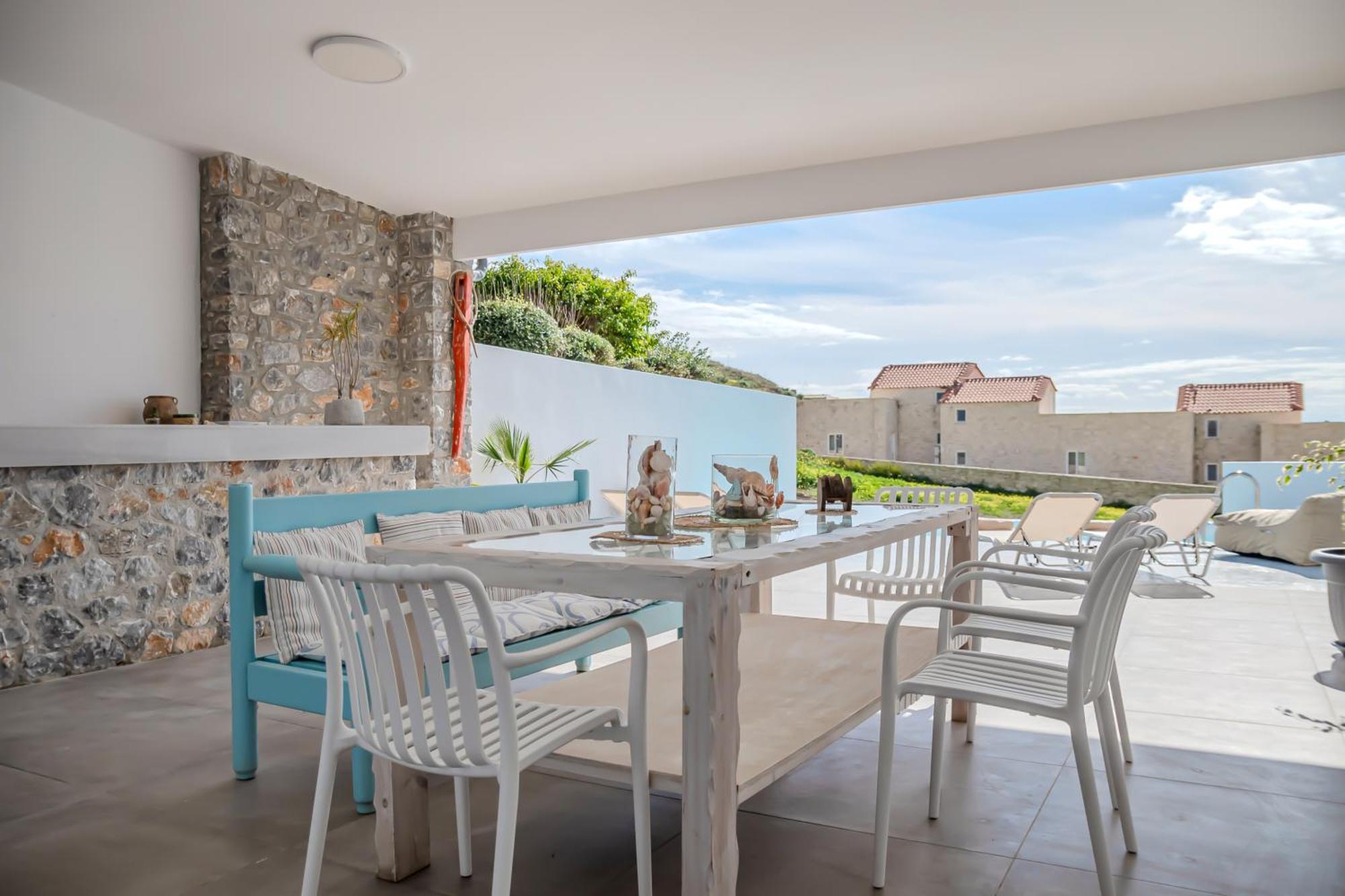 Mythos Villas Damnoni Buitenkant foto